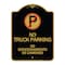 Signmission Bilingual No Parking No Truck Parking No Estacionamiento De Camiones Alum, 18" x 24", BG-1824-24305 A-DES-BG-1824-24305 - alternate 1